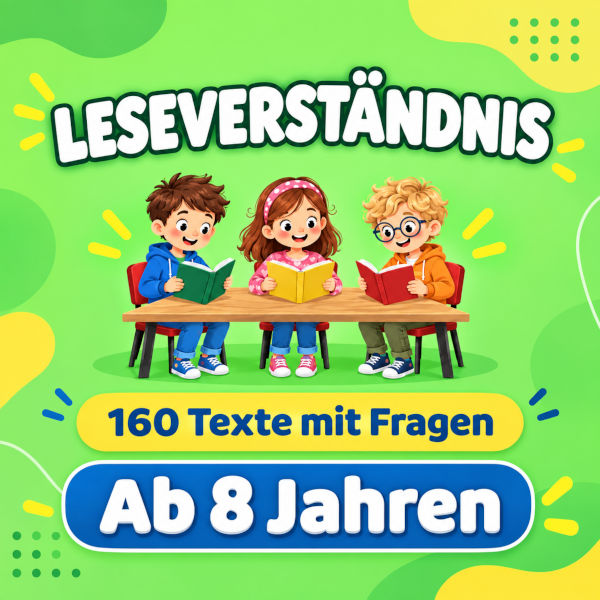 Leseverständnis: 8+